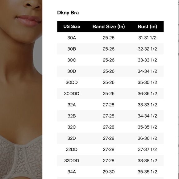 NWT DKNY Modern Lace Sheer Demi Bra 32D - Picture 3 of 12